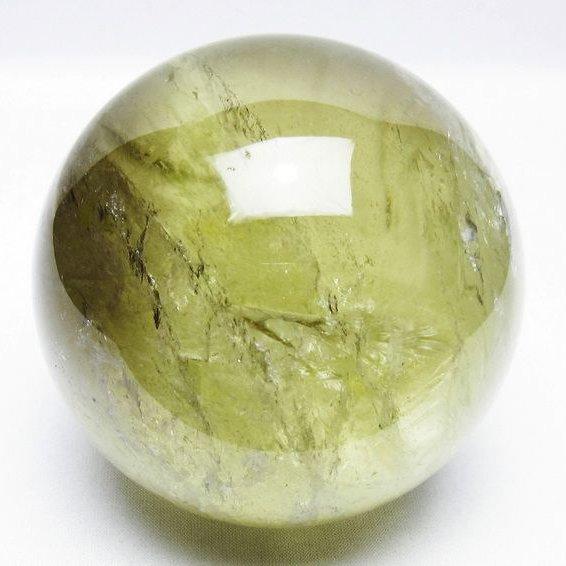 1.3Kg シトリン 丸玉 95mm シトリンクォーツ スフィア 一点物 [送料