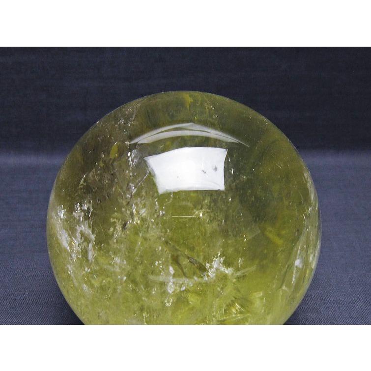 【天然石】特大シトリン￼スフィア 81ミリ玉 台座付き 1.3Kg シトリン 丸玉 95mm シトリンクォーツ スフィア 一点物 [送料