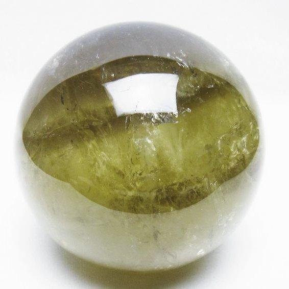 1.8Kg シトリン 丸玉 110mm シトリンクォーツ スフィア 一点物 [送料