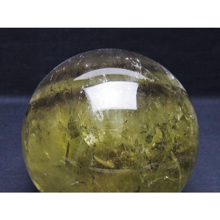 1.8Kg シトリン 丸玉 110mm シトリンクォーツ スフィア 一点物 [送料