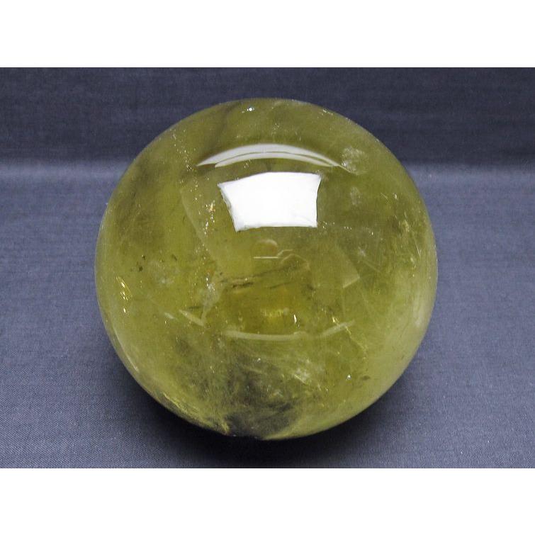 1.4Kg シトリン 丸玉 105mm シトリンクォーツ スフィア 一点物 [送料