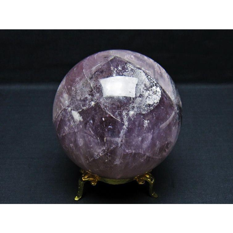 1Kg アメジスト 丸玉 虹入り 90mm スフィア 送料無料 一点物 151-8474