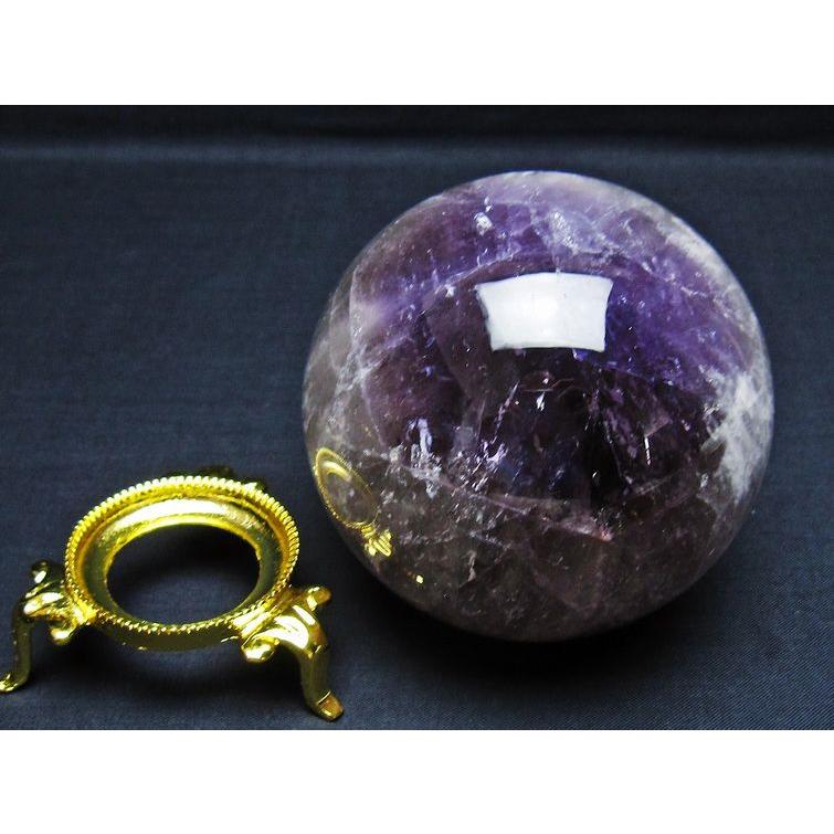 アメジスト 球体 丸玉 スフィア 置物 ブラジル産❣️天然石ピンク