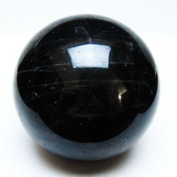 モリオン 1Kg 丸玉 89mm 黒水晶 スフィア 一点物 151-8561 : 天然石