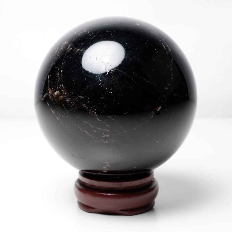 ☆純天然☆モリオンスフィア黒水晶丸玉160㎜♬天然石パワーストーンコレクション♬ モリオン 丸玉 黒水晶 スフィア 20mm〜30mm 山東省産 送料無料