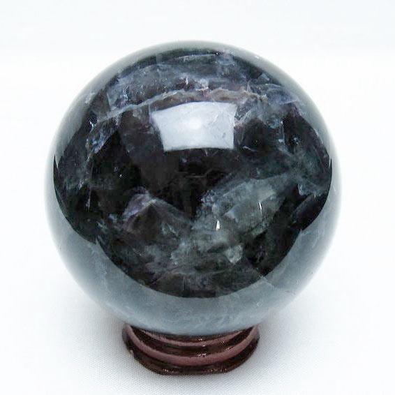 フローライト 丸玉 67mm スフィア 蛍石 一点物 151-8620 : 天然石