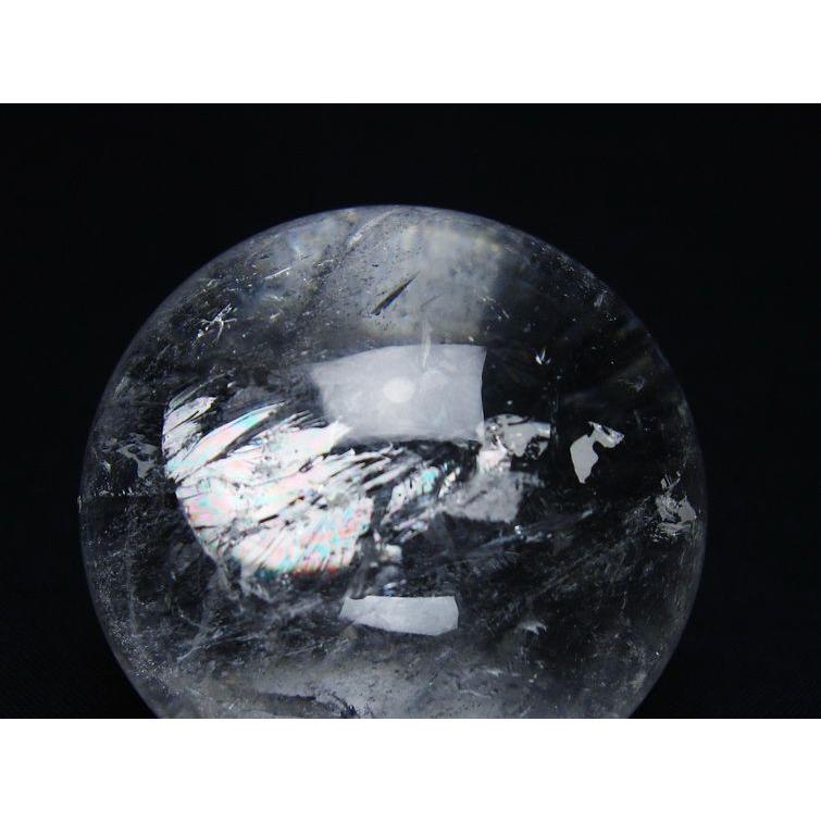 水晶 丸玉 52mm スフィア 置物 水晶玉 一点物 送料無料 151-9029