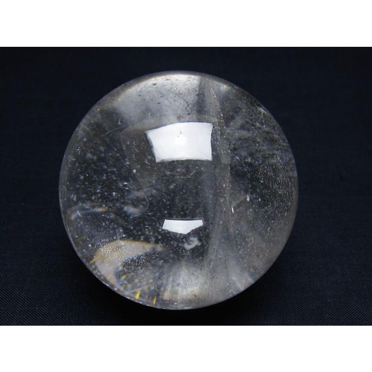 水晶 丸玉 59mm スフィア 置物 水晶玉 一点物 送料無料 151-9051