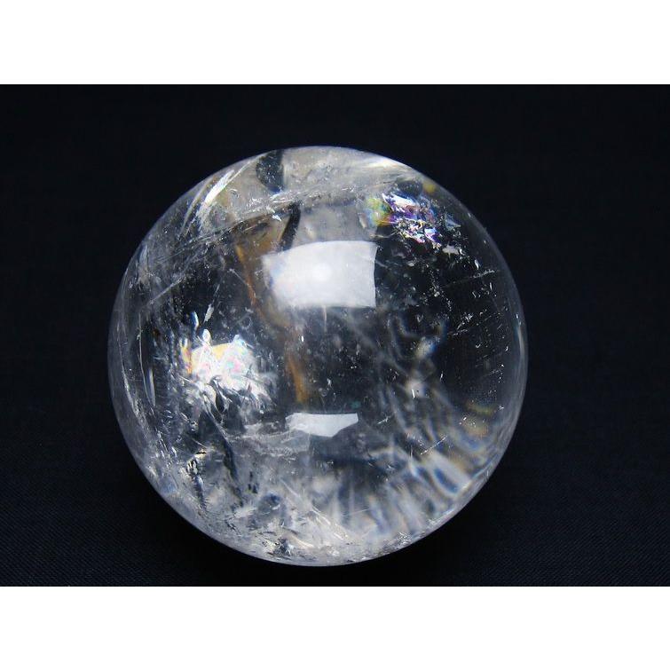 水晶 丸玉 62mm スフィア 置物 水晶玉 一点物 送料無料 151-9063