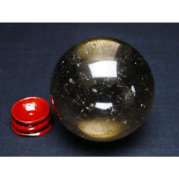 水晶 丸玉 58mm スフィア 置物 水晶玉 一点物 送料無料 151-9081_3
