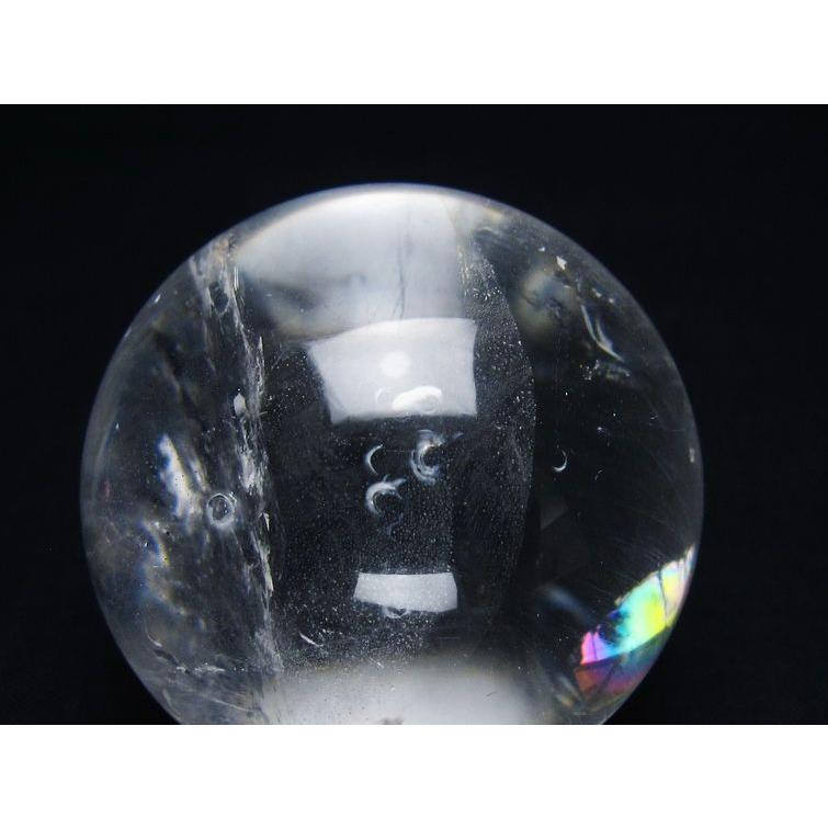 水晶 丸玉 55mm スフィア 置物 水晶玉 一点物 送料無料 151-9083の画像