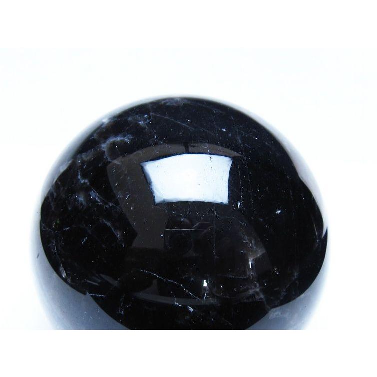 1.1Kg モリオン 黒水晶 丸玉 91mm スフィア 一点物 151-9336 : 天然石