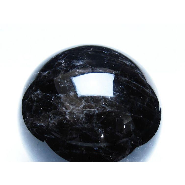 1.1Kg モリオン 黒水晶 丸玉 93mm スフィア 一点物 151-9338 : 天然石