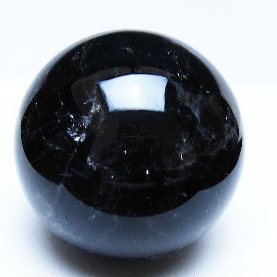 1.2Kg モリオン 黒水晶 丸玉 94mm スフィア 一点物 151-9339 : 天然石