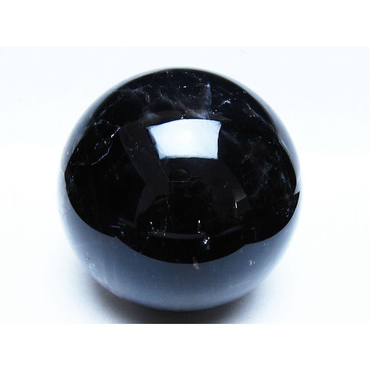 1.8Kg モリオン 黒水晶 丸玉 110mm スフィア 一点物 151-9402 : 天然石