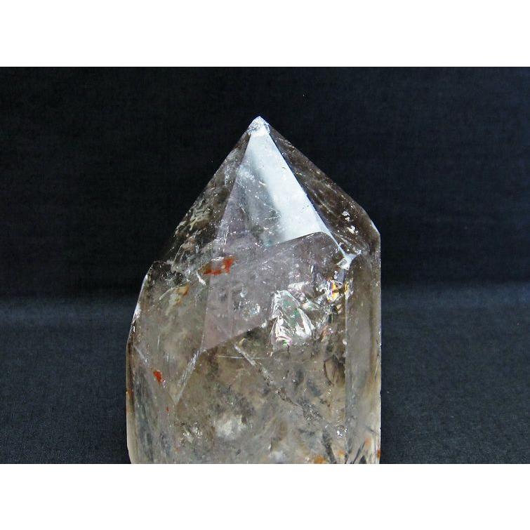 スモーキークォーツ 六角柱 煙水晶 虹入り 送料無料 152-1795 : 天然石