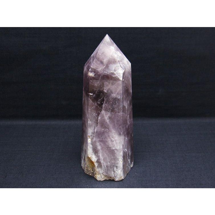 アメジスト 　紫水晶　六角柱 アメジスト 220g 六角柱 水晶 天然石 原石 置物 紫水晶