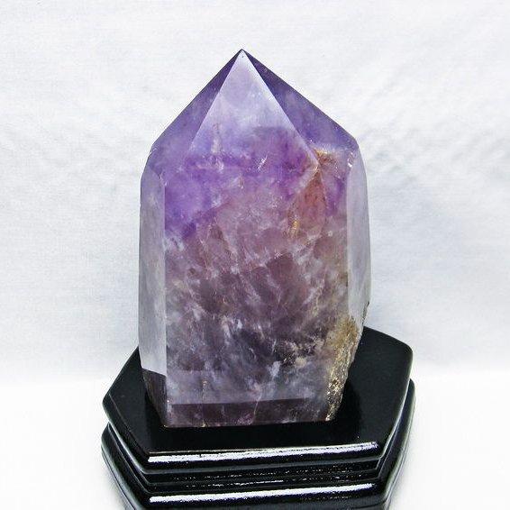 1.7Kg アメジスト 六角柱 アメシスト ポイント 置物 原石 ファントム