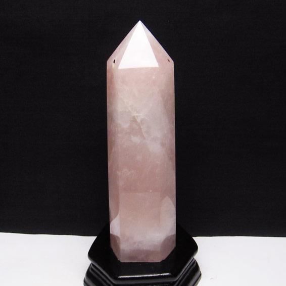 ローズクォーツ　ポイント　736g 恋愛運向上　六角柱 ローズクォーツ ポイント 六角柱 736g 恋愛運向上 【公式通販】