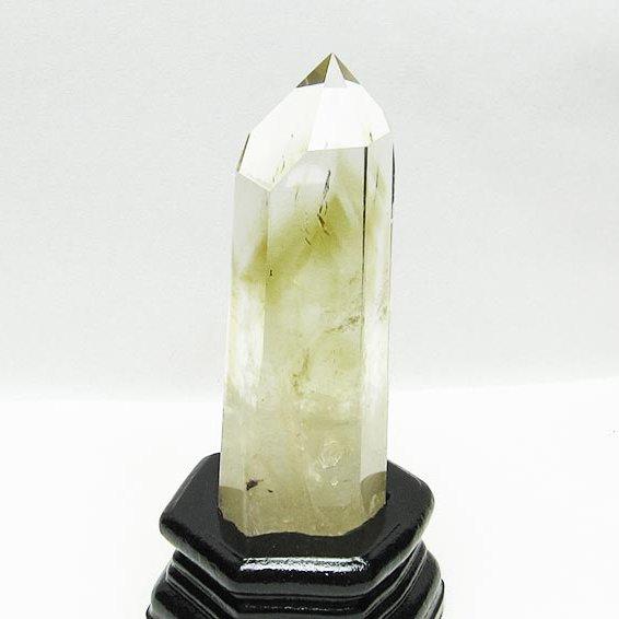 シトリン 六角柱 シトリンクォーツ 台座付属 一点物 [送料無料] 152