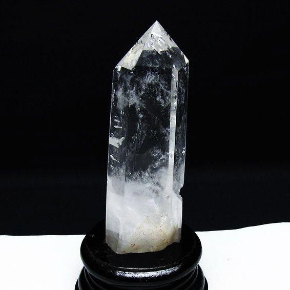 天然石/六角柱/水晶/台座付 水晶 六角柱 台座付属 一点物 [送料無料] 152-3092 : 天然石