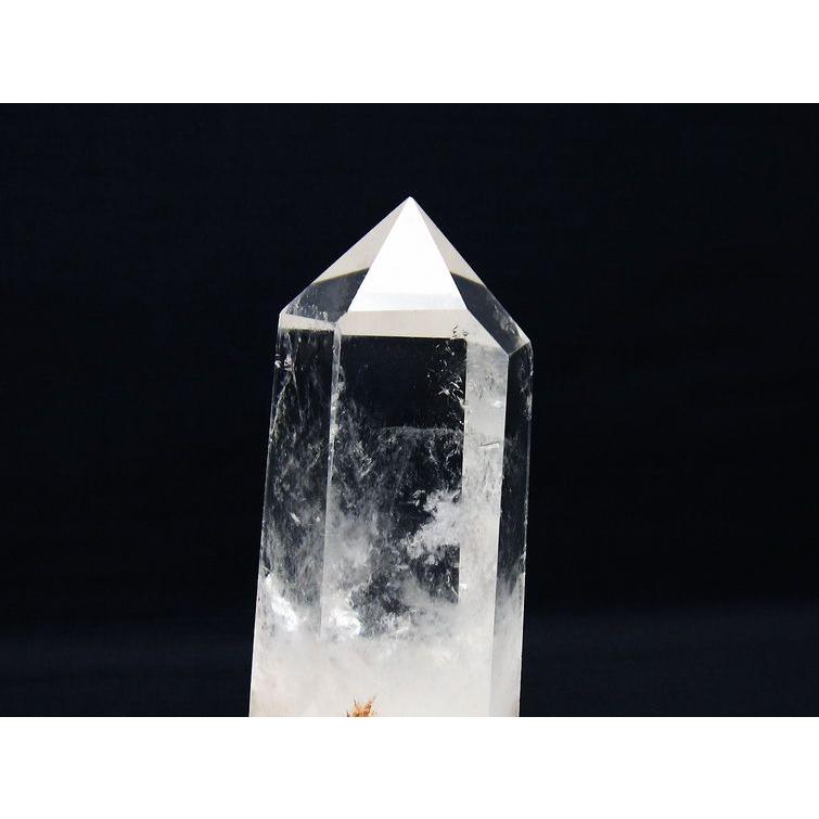 水晶 六角柱 台座付属 一点物 [送料無料] 152-3095 : 天然石
