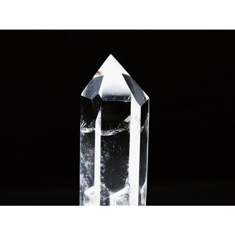 水晶 六角柱 台座付属 一点物 [送料無料] 152-3102 : 天然石