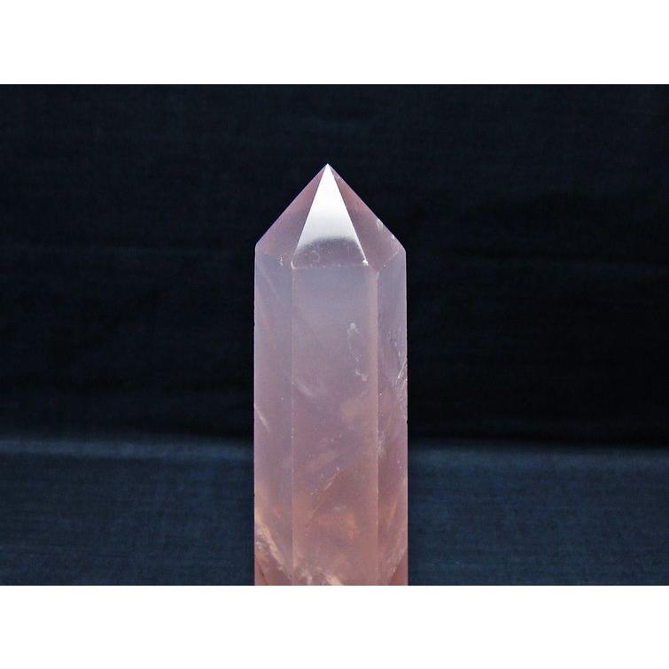 ローズクォーツ 六角柱 ポイント 一点物 152-3473 : 天然石