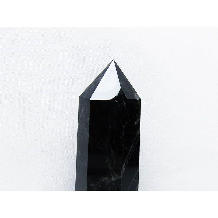 モリオン 黒水晶 六角柱 台座付属 一点物 152-4031 : 天然石 
