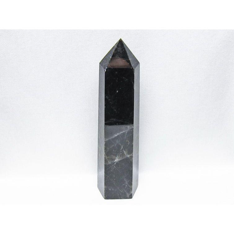 黒水晶 ポイント モリオン 六角柱 置物 一点物 152-4364 : 天然石