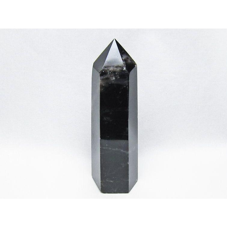 黒水晶 ポイント モリオン 六角柱 置物 一点物 152-4366 : 天然石