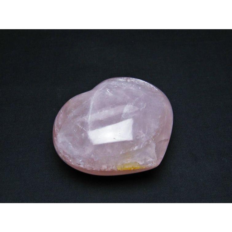 ローズクォーツ 置物 ハート 一点物 155-694 : 天然石・パワーストーン