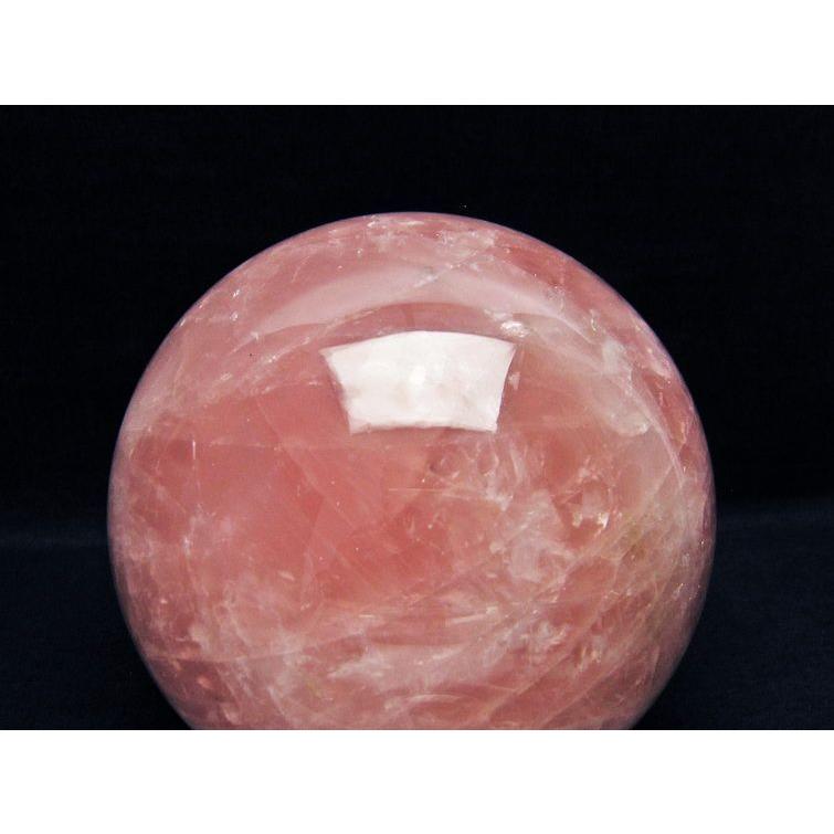3.9Kg ローズクォーツ 丸玉 スフィア 140mm 送料無料 一点物 161-524