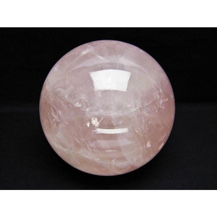 2.3Kg ローズクォーツ 丸玉 スフィア 119mm 送料無料 一点物 161-532