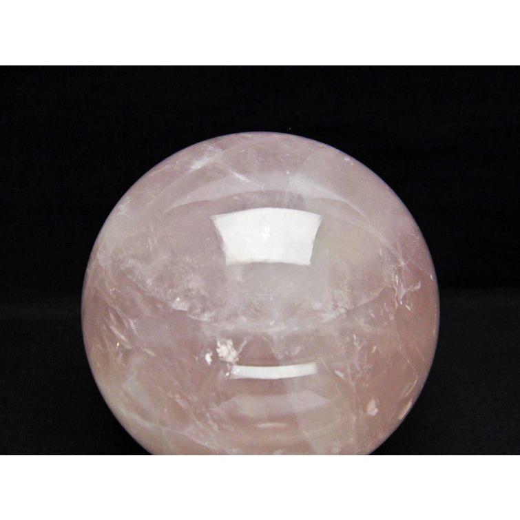 2.3Kg ローズクォーツ 丸玉 スフィア 119mm 送料無料 一点物 161-532