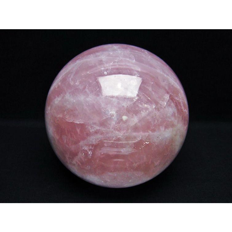 4.2Kg ローズクォーツ 丸玉 スフィア 144mm 一点物 送料無料 161-680