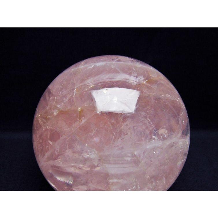 58%OFF!】【58%OFF!】3.5Kg ローズクォーツ 丸玉 スフィア 136mm 一点