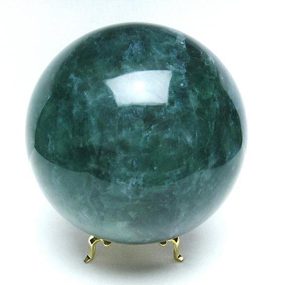 3.8Kg フローライト 丸玉 132mm 蛍石 スフィア 一点物 [送料無料] 161