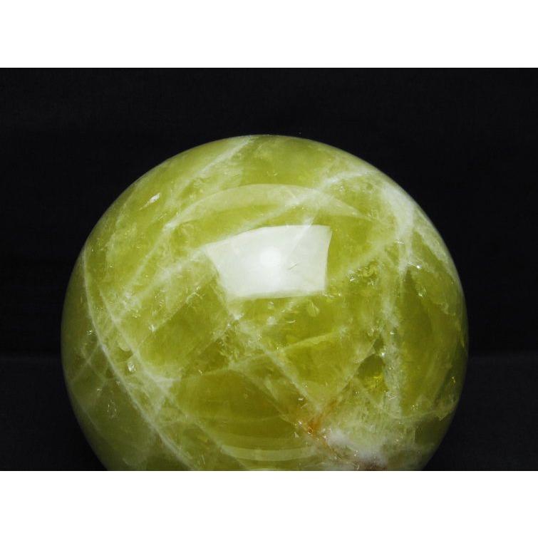 11Kg シトリン 丸玉 202mm シトリンクォーツ スフィア 一点物 [送料