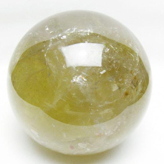 3.1Kg シトリン 丸玉 130mm シトリンクォーツ スフィア 一点物 [送料