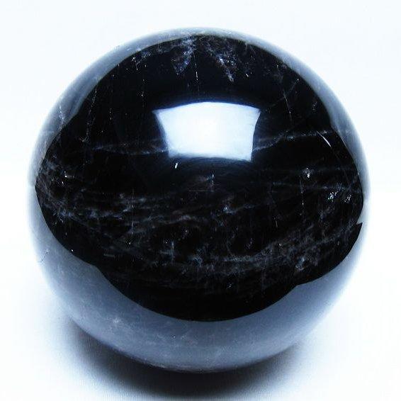 3.4Kg モリオン 黒水晶 丸玉 138mm スフィア 一点物 送料無料 161-941