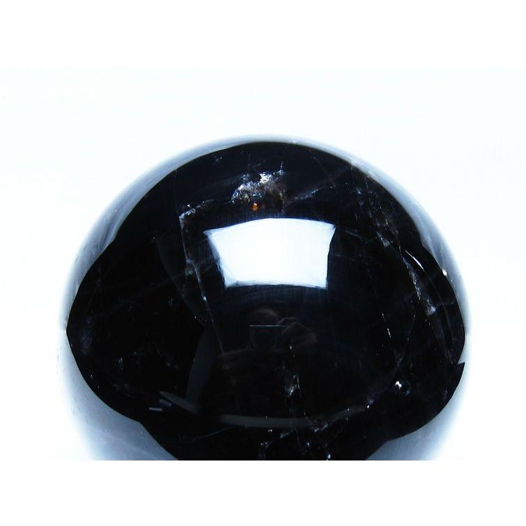 3.3Kg モリオン 黒水晶 丸玉 138mm スフィア 一点物 送料無料 161-944