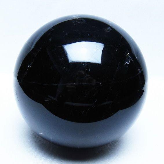 2.1Kg モリオン 黒水晶 丸玉 120mm スフィア 一点物 送料無料 161-950