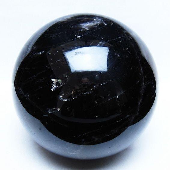 5.8Kg モリオン 黒水晶 丸玉 165mm スフィア 一点物 送料無料 161-974