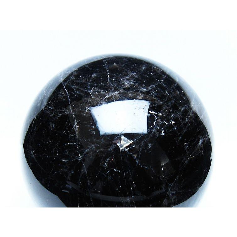 5.5Kg モリオン 黒水晶 丸玉 165mm スフィア 一点物 送料無料 161-982