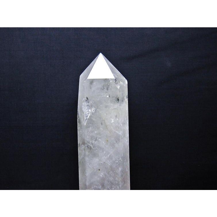 3.3Kg 水晶 六角柱 台座付属 ポイント 置物 原石 送料無料 一点物 162