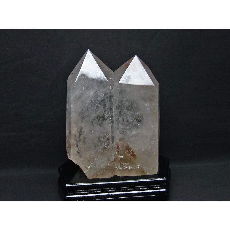 5.3Kg 水晶 六角柱 白水晶 水晶ポイント 台座付属 送料無料 一点物 162