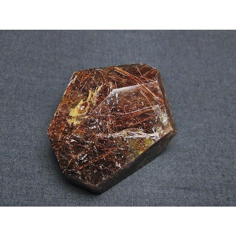 ルチルクォーツ入り 水晶 原石 ルチル 一点物 送料無料 171-3687_2