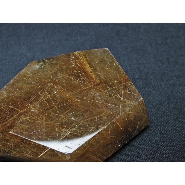 ルチルクォーツ入り 水晶 原石 ルチル 一点物 送料無料 171-3696_3