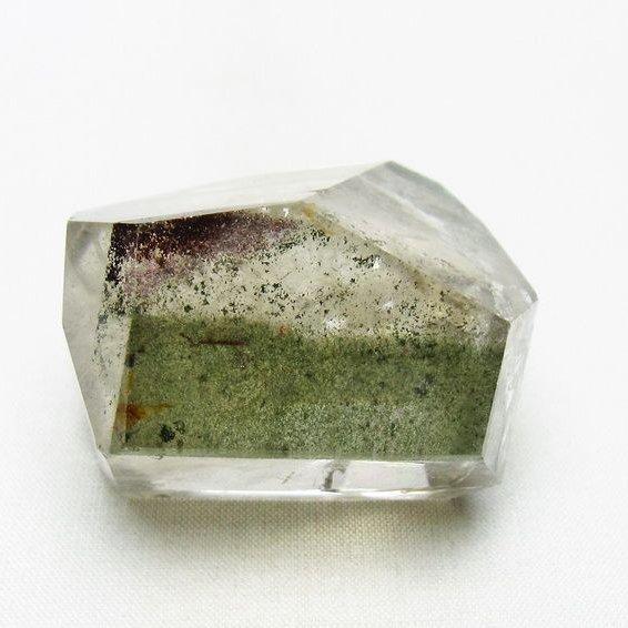 グリーンファントムクォーツ 約209g グリーンファントム 原石 虹入り ファントムクォーツ 一点物 171-7711